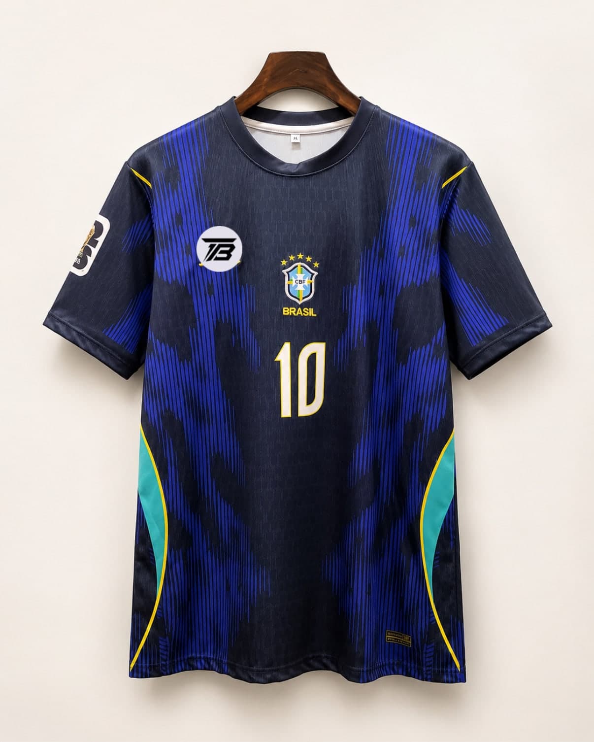 BRAZIL 2026 AWAY KIT NEYMER EMBROIDERY