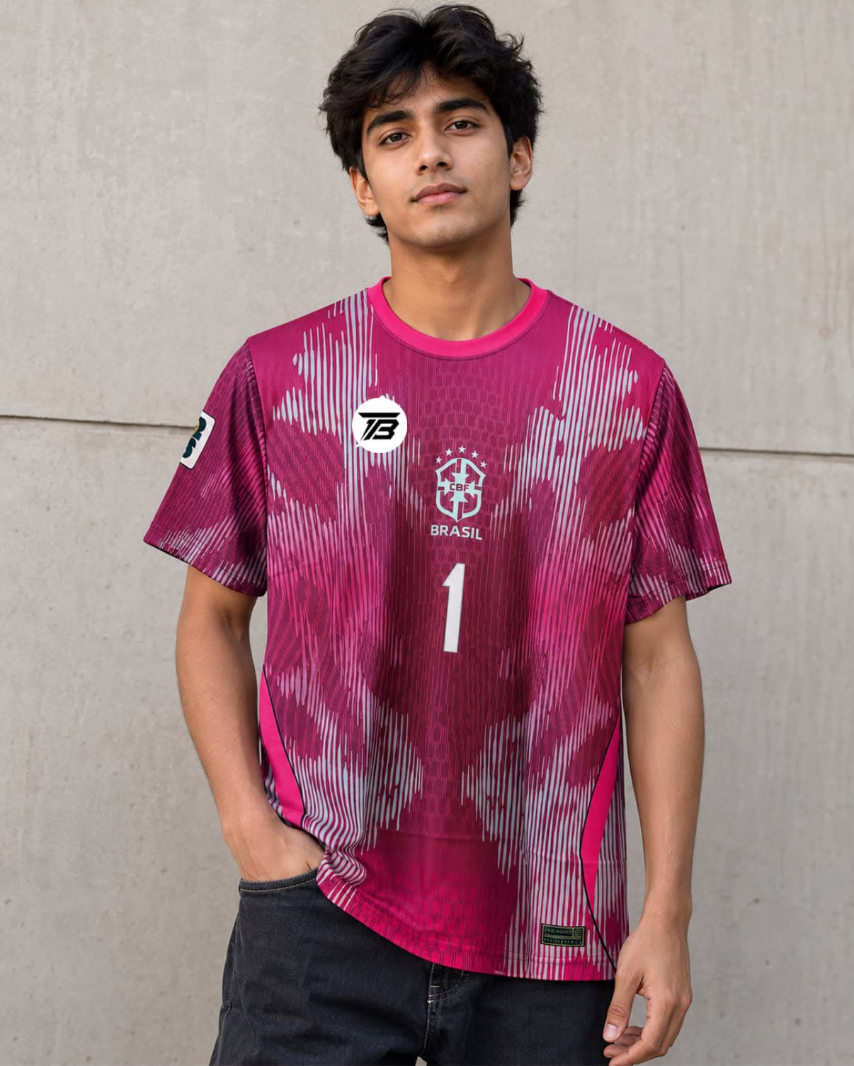 BRAZIL 2026 HOME GOAL KEEPER ALLISON BECKER SUBLIMATION