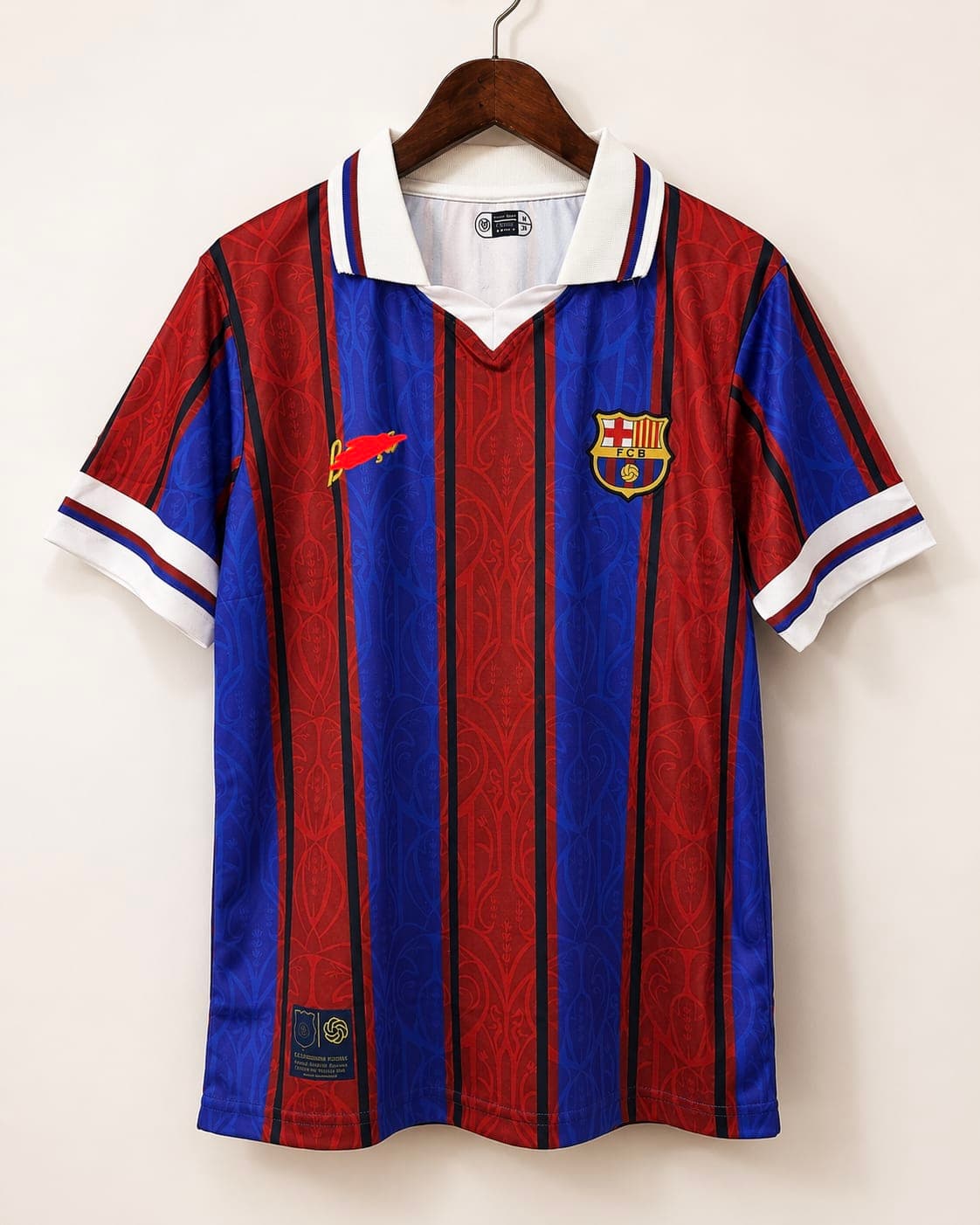 BARCELONA 125TH ANNIVERSARY KIT MESSI COLLAR EMBROIDERY