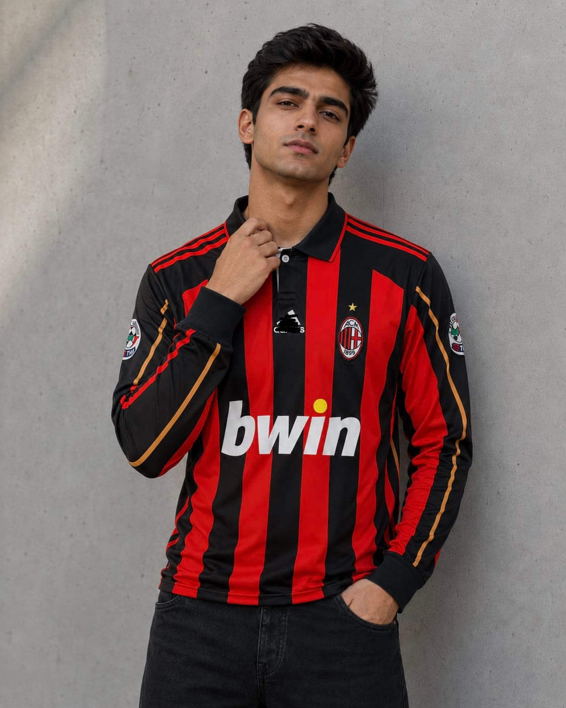 AC Milan Maldini 2006-07 Home Full Sleeve Embroidery