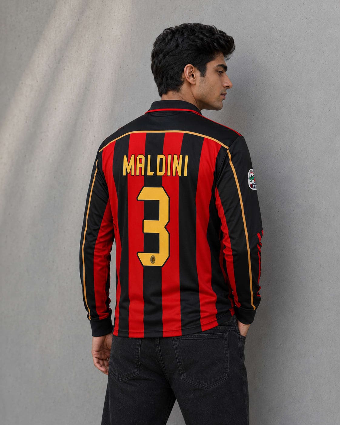 AC Milan Maldini 2006-07 Home Full Sleeve Embroidery