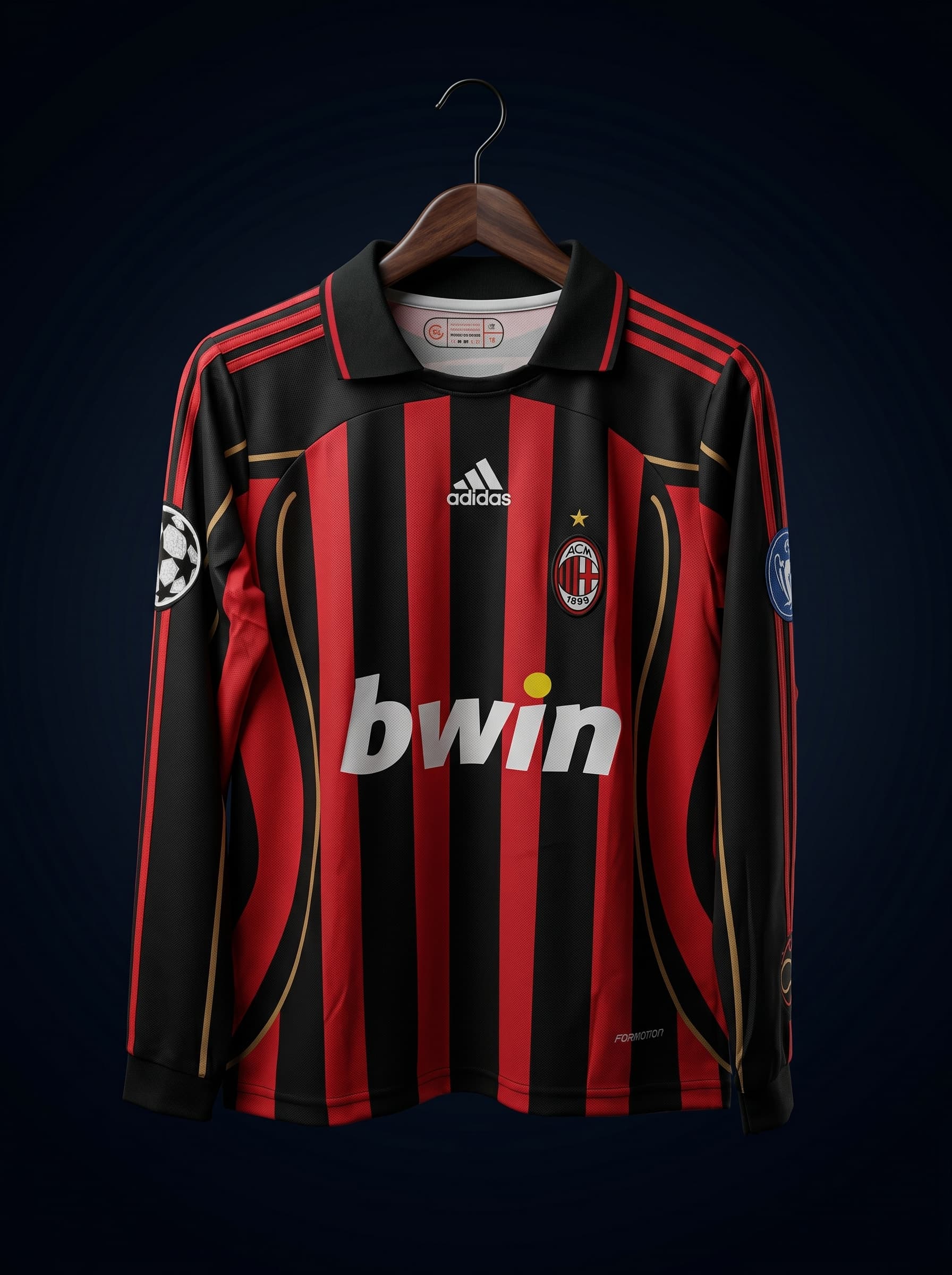 AC Milan 2006-07 Home Full Sleeve Embroidery