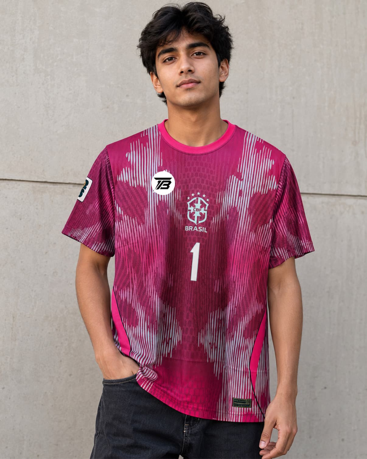 BRAZIL 2026 HOME GOAL KEEPER ALLISON BECKER SUBLIMATION
